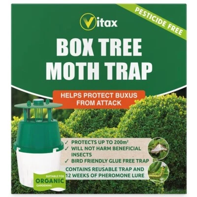 Vitax Box Tree Moth Trap Pest Control Glue-Free Protect Buxus From Moth Tree - Image 1 of 4