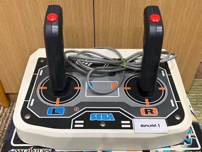 Sega Saturn Twin Stick Arcade Controller HSS-0154 SS NTSC-J SS Japan Game Box - Image 1 of 3