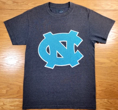 North Carolina Tar Heels T-shirt Men's Small Gray Blue Adult Casual Athletic Tee - Image 1 of 4