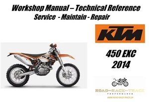 KTM 450EXC 450 EXC Service Repair  Workshop Manual USB 2014 - Picture 1 of 11