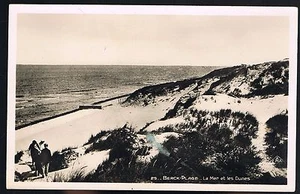 BERCK-PLAGE 62 La Mer Les Dunes CPA Animée écrite par COLETTE le 11 Juillet 1950 - Picture 1 of 2