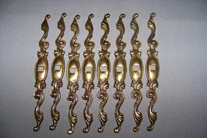 8, Brass Plate Over LIGHTWEIGHT, POT METAL, Furniture Backplates [ONLY] SEE INFO - Picture 1 of 5