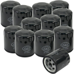 S&S Cycle Oil Filter - Black - 12 Pack | 310-0239
