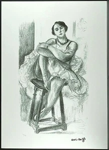 HENRI MATISSE * 50 x 70 cm * signed lithograph * limited # 36/75 - Picture 1 of 5