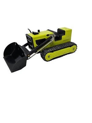 Vehículo T6 de acero prensado verde lima canastilla cargadora de orugas Tonka 1974 vintage Foto 1 de 4