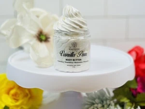 Handmade Body Butter 8 oz Made In Small Batches Vanilla Pear - Picture 1 of 1
