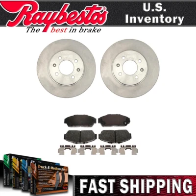 Kit de rotores de freno delanteros pastillas de freno de cerámica herrajes para Acura Integra 1994-2001 Foto 1 de 4