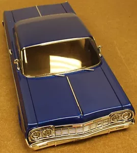 Redcat SixtyFour 1:10 Licensed 1964 Chevrolet Impala Body Blue - NO INTERIOR - Picture 1 of 5