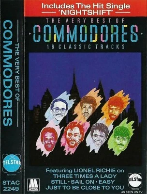 Commodores ‎The Very Best Of Commodores CASSETTE ALBUM SOUL Funk, Disco - Image 1 of 4
