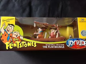 Flintmobile The Flintstones Familia Fred Feuerstein Wilma Barney Joyride 1:18 - Imagen 1 de 6