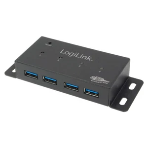 USB 3.0 HUB, 4 puertos, carcasa metálica, Logilink® [UA0149] - Imagen 1 de 1