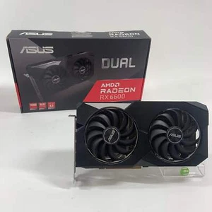 ASUS Dual Radeon RX 6600 8GB GDDR6 Graphics Card DUAL-RX6600-8G - Picture 1 of 7