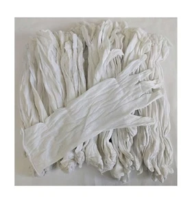 Inspection Gloves Liners 100% Cotton White 24 Pair 13" long 97500 new in pack - Picture 1 of 3