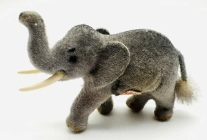 Vintage Wagner Kunstlerschutz Handwork Flocked West Germany ELEPHANT - Picture 1 of 12
