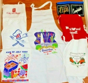 VINTAGE Full and Half Size Apron---Choose your Logo - Picture 1 of 17