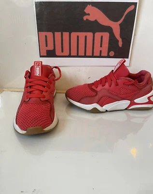 Puma Nova 90's Red Trainers Size UK 5 EU 38 - Image 1 of 4