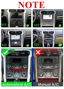 9.7'' Vertical Android 14 Stereo Radio GPS 4G+32G For Ford Fusion/Mondeo 2013-20 - Picture 1 of 23