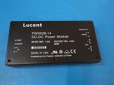  LUCENT FW050B-14 50DC-DC CONVERTER, IN:DC48V, 1.2A, OUT:DC 12V, 4.2A  - Image 1 of 4