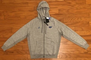 $95 NEW Nike Florida Gators Air Jordan Jumpman Fleece Pullover Full Zip Hoodie L - Picture 1 of 4
