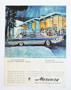 Anuncio de coche grande - Mercury 1965 (folleto de cartel impreso con publicidad) - Imagen 1 de 1