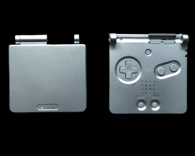 任天堂Game Boy Advance SP 银色视频游戏机| eBay