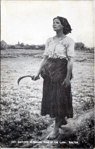 Postal artística - Canción de la alondra - Artista Jules Adolphe Breton - Chicago Illinois - Imagen 1 de 2