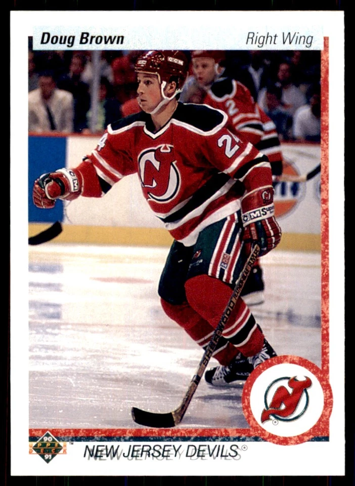 1990-91 Upper Deck Doug Brown Hockey Cards #159 - Image 1 of 2