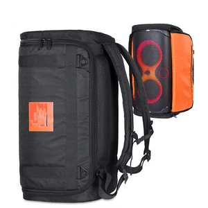Bluetooth Speaker Storage Bag Outdoor Backpack Dual-Zipper For JBL PARTYBOX 110 - Picture 1 of 7