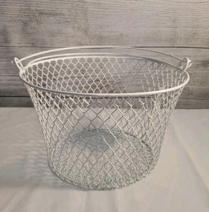 NEU Essentials Drahtgeflecht runder Papierkorb leicht, klein, 4" x 8" x 5,5" - Bild 1 von 3