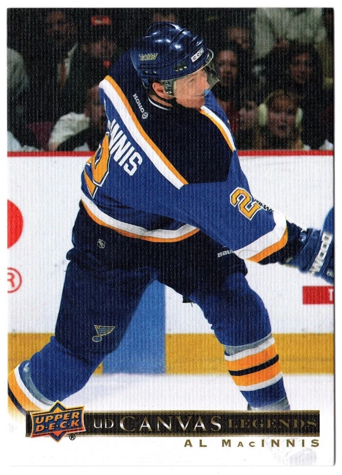 2020-21 Upper Deck SP Signature Edition Legends UD Canvas AL MacINNIS C-96 Blues - Image 1 of 1