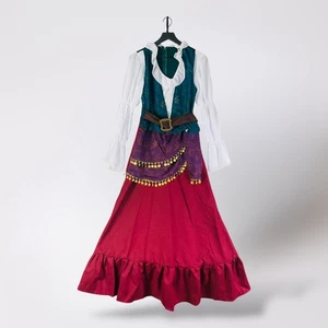 Vestido Disfraz Gitano Smiffys con Chaleco Cinturón y Falda Halloween Juegos con disfraces Mujeres - Imagen 1 de 10