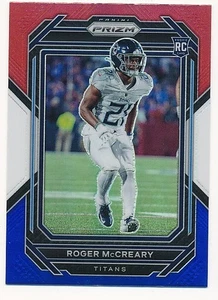 ROGER MCCREARY 2022 PANINI PRIZM RED WHITE BLUE #382 RC ROOKIE TITANS MINT - Picture 1 of 2
