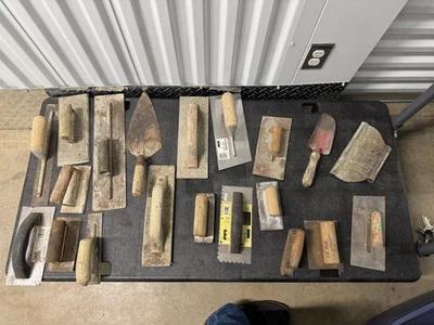 Huge Concrete Masonry Lot Tools Goldblatt Work Bag Used Condition - Image 1 of 4