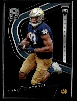 2020 Panini Chronicles Draft Picks #15 Chase Claypool Spectra Draft Picks card - Image 1 of 2