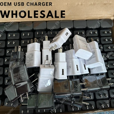 New 5V2A 5V 2A USB Wall Charger Power Adapter Plug Supply Charging Phone Lot - Image 1 of 4