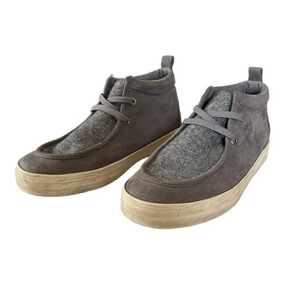 Tênis Old Navy masculino cano alto camurça sintética renda elástica sapatos coalabee tamanho 6 - Imagem 1 de 4