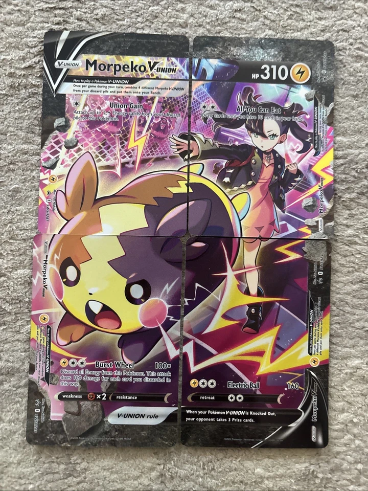 Morpeko V-Union (-290) (Set of 4) SWSH290 SWSH: Sword & Shield Promo Cards Holo - Image 1 of 1