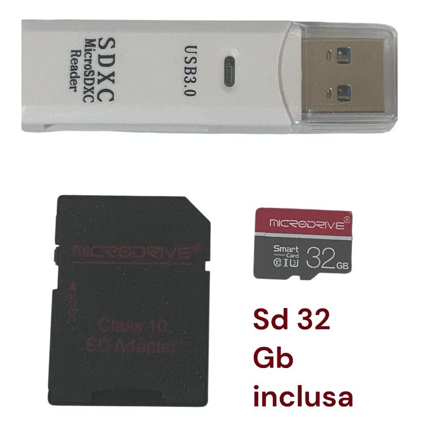 Lettore Di Schede USB 3.0 Micro Sd TF SD .  Micro Sd 32 Gb Inclusa - Immagine 1 di 4