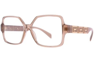Versace VE3337 5403 Eyeglasses Women's Opal Beige Full Rim Square Shape 53mm - Image 1 of 4