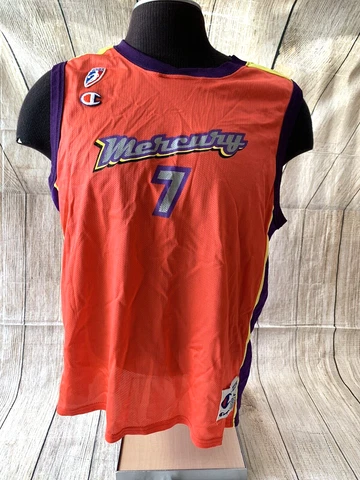 Vintage MICHELE TIMMS #7 Phoenix Mercury Champion Basketball Jersey WNBA LARGE Cover
