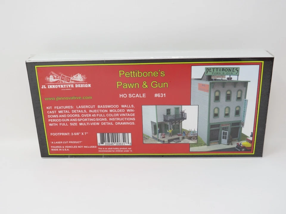 JL Innovative HO 631 Pettibone's Pawn Ship Emporium Storefront Building Kit - Image 1 of 1