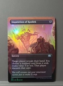 MTG - Inquisition of Kozilek (Borderless)(Foil) - Double Masters 2022 (2X2) - Picture 1 of 2