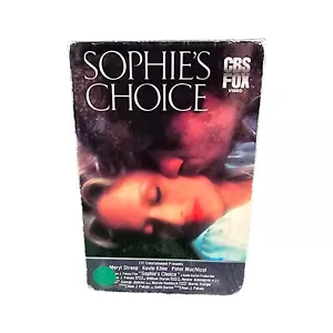 Sophie’s Choice (VHS, 1983, CBS Fox Drawer Box) Meryl Streep, Kevin Kline - Picture 1 of 7