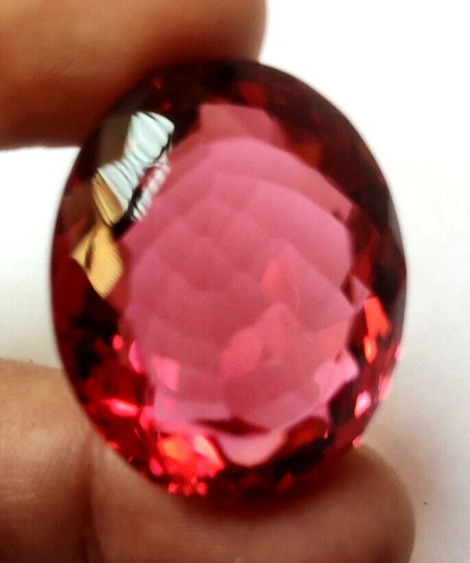 AAA+ 65.45 Ct. Large Pink Tourmaline Oval Cut Loose Gemstone For Gift Women - Image 1 of 4