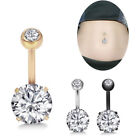 Belly Button Ring Crystal Rhinestone Jewelry Navel Bar Body Piercing Jewel YK