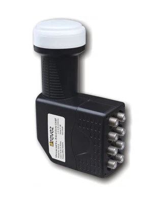 Revez Universal Octo LNB 0.1dB, HD, 3D, 4K Ultra HD Support