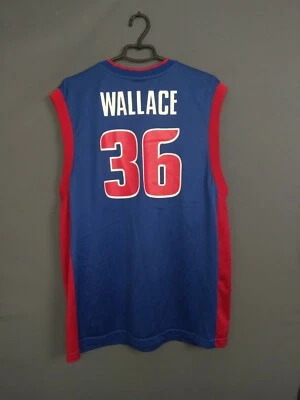 本华莱士底特律活塞队球衣大号篮球衬衫锐步ig93 — 第 1/4 张图片