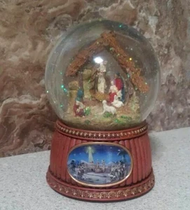 Christmas Nativity  Musical Snow Globe Roman Inc. #34320 2011  - Picture 1 of 8