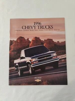 Chevrolet Trucks Suburban Tahoe Blazer Lumina Astro 1996 folleto de ventas 21 páginas Foto 1 de 4