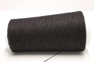 H55 (120€/kg) 100g KASCHMIR ANGORA SEIDE LAMBSWOOL SCHWARZGRAU (28/2) Zwirn - Bild 1 von 1